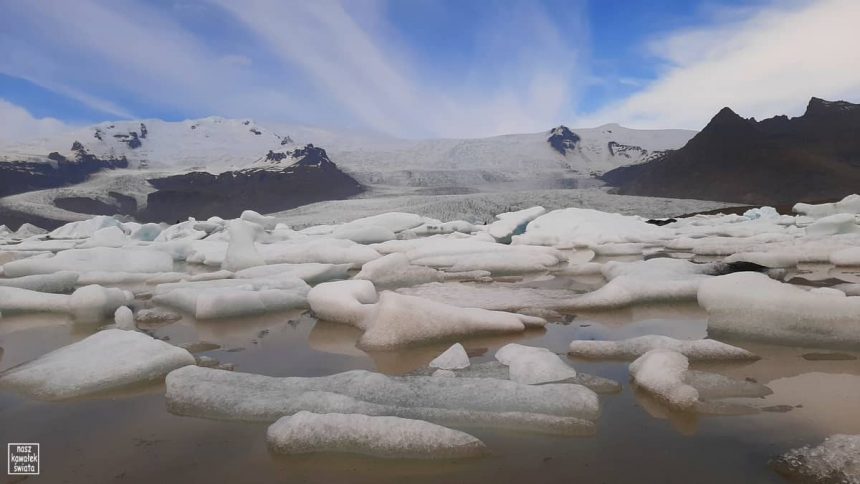 Islandzkie laguny lodowe -Fjallsarlon